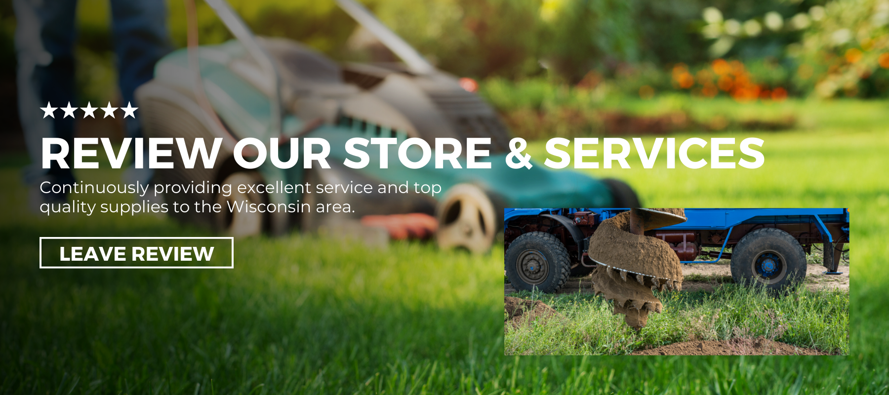 Review our store and services, continuously providing excellent service and top quality supplies to the Wisconsin area Leave Review